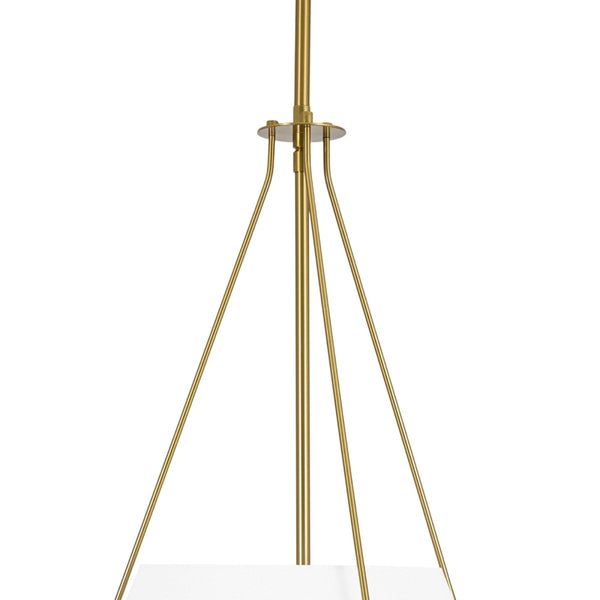 Chandelierias-3-Light Tapered Cone Drum White Linen Fabric Pendant-Pendants-18.2 in-2-Pack (Save More)