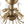 Chandelierias-4-Light Clear Pressed Flower Glass Blossom Semi-Flush Mount-Semi Flush-Brass-