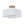 Chandelierias-4-Lobed White Linen Flower Scallop Drum Semi-flush Mount-Semi Flush-2-Pack-
