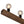 Chandelierias - 5 - Light Farmhouse Natural Wooden Linear Chandelier - Chandeliers - Matte Black & Wood Grain - 