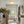 Chandelierias-5CCT Dimmable LED Brass Circular Milk Glass Tiered Flush Mount-Flush Mount-2-Pack-