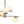 Chandelierias-6-Light Black Brass Staggered Frosted Glass Sputnik Tiered Chandelier-Chandeliers-Black + Brass-