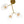 Chandelierias-6-Light Brass Clear Ovoid Glass Branch Semi-flush Mount-Semi Flush-Brass-
