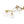 Chandelierias-6-Light Brass Clear Ovoid Glass Branch Semi-flush Mount-Semi Flush-Brass-