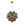 Chandelierias-6-Light Cluster Black Pearl Glass Bubble Chandelier-Chandeliers-Brass-