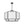 Chandelierias - 6 - Light Eclectic Modern Dual - layer Linen Drum Pendant Chandelier - Chandeliers - Matte Black - 