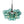 Chandelierias-6-Light Emerald Bubble Blooming Glass Chandelier-Chandeliers-Gold-