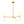 Chandelierias-6-Light Linear Sputnik Capsule Frosted Glass Semi-flush Chandelier-Chandeliers-Brass-