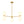 Chandelierias-6-Light Linear Sputnik Capsule Frosted Glass Semi-flush Chandelier-Chandeliers-Brass-