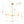 Chandelierias-6-Light Linear Sputnik Capsule Frosted Glass Semi-flush Chandelier-Chandeliers-Brass-