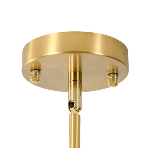 Chandelierias-6-Light Linear Sputnik Capsule Frosted Glass Semi-flush Chandelier-Chandeliers-Brass-