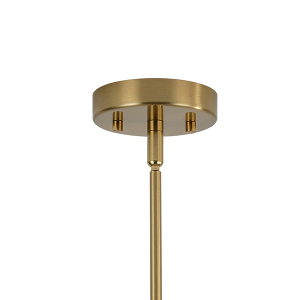 Chandelierias - 6 - Light Mid - century Cylinder Ribbed Glass Tiered Chandelier - Chandeliers - Clear - 