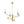 Chandelierias - 6 - Light Mid - century Cylinder Ribbed Glass Tiered Chandelier - Chandeliers - Clear - 