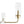 Chandelierias - 6 - Light Mid - century Cylinder Ribbed Glass Tiered Chandelier - Chandeliers - Clear - 