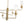 Chandelierias - 6 - Light Mid - century Cylinder Ribbed Glass Tiered Chandelier - Chandeliers - Clear - 