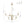 Chandelierias - 6 - Light Mid - century Cylinder Ribbed Glass Tiered Chandelier - Chandeliers - Clear - 