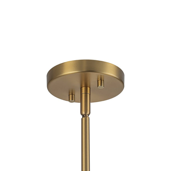 Chandelierias - 6 - Light Novel Hexagram Clear Glass Globe Chandelier - Chandeliers - Brass - 