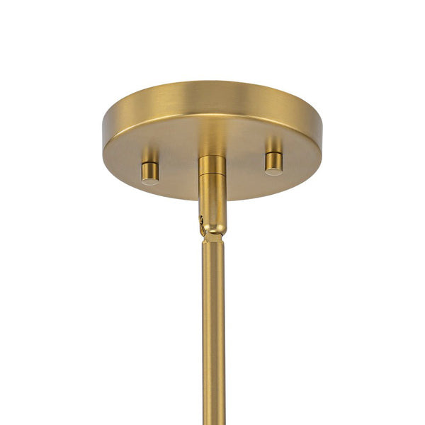 Chandelierias-8-Light Branch Linear Frosted White Glass Tiered Chandelier-Chandeliers-Brass-