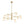 Chandelierias-8-Light Branch Linear Frosted White Glass Tiered Chandelier-Chandeliers-Brass-