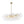 Chandelierias - 8 - Light Glam Ribbed Glass Globe Bubble Dining Chandelier - Chandeliers - Brass - 