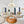 Chandelierias - 8 - Light Swooping Arm Matte Opal Glass Tiered Chandelier - Chandeliers - Brass - 