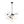 Chandelierias-9-Light Frosted Glass Semi-Sphere Sputnik Chandelier-Chandelier-Black-