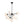 Chandelierias-9-Light Frosted Glass Semi-Sphere Sputnik Chandelier-Chandelier-Black-