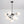 Chandelierias - 9 - Light Frosted Glass Semi - Sphere Sputnik Chandelier - Chandelier - Black - 