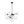 Chandelierias-9-Light Frosted Glass Semi-Sphere Sputnik Chandelier-Chandelier-Black-