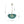 Chandelierias-Art Decor 3-Light Gradient Lake Blue Globe Glass Bubbles Chandelier-Chandeliers-Brass-