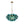 Chandelierias-Art Decor 3-Light Gradient Lake Blue Globe Glass Bubbles Chandelier-Chandeliers-Brass-