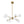 Chandelierias-Atomic 8-Light Branch Frosted Opal Glass Chandelier-Chandeliers-Brass-
