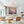 Chandelierias - Boho - style 2 - Light Wood Beads Drum Tassel Flush Mount - Flush Mount - Matte White - 