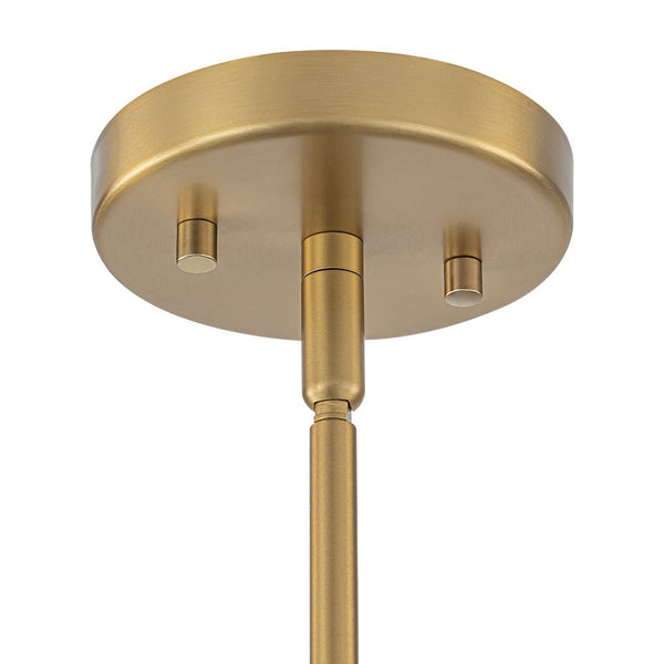 Chandelierias - Bold Mid - century 12 - Light Clear Glass Blooming Dandelion Sphere Chandelier - Chandeliers - Brass - 