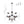 Chandelierias-Bold Modern 12-Light Ombre Glass Sputnik Sphere Chandelier-Chandeliers-Brass-