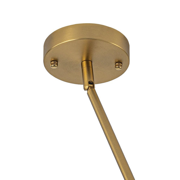 Chandelierias - Bold Modern 12 - Light Sputnik Sphere Chandelier - Chandeliers - Brass - 