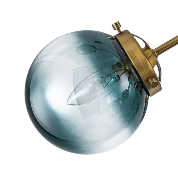 Chandelierias - Bold Modern 12 - Light Sputnik Sphere Chandelier - Chandeliers - Brass - 