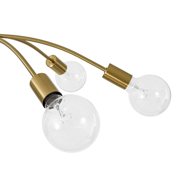 Chandelierias - Bold Modern 6 - Light Claw - shaped Metal Sputnik Chandelier - Chandeliers - Brass - 