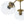 Chandelierias - Brass 3 - Light Sputnik Glass Globe Semi - flush Mount - Semi Flush - Clear - 