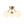 Chandelierias - Brass 3 - Light Sputnik Glass Globe Semi - flush Mount - Semi Flush - Clear - 
