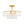 Chandelierias-Brass 6-Light Rippled Glass Tiered Semi-Flush Mount-Semi Flush-Brass-
