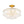 Chandelierias-Brass 6-Light Rippled Glass Tiered Semi-Flush Mount-Semi Flush-Brass-