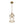 Chandelierias-Brass Mini Lantern Clear Glass Cylinder Single Pendant-Pendants-Brass-