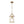 Chandelierias-Brass Mini Lantern Clear Glass Cylinder Single Pendant-Pendants-Brass-