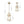 Chandelierias-Brass Mini Lantern Clear Glass Cylinder Single Pendant-Pendants-Brass-