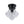 Chandelierias - Classic 1 - Light Sculptural Clear School Glass Flush Mount - Flush Mount - Matte Black - 