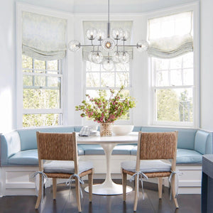 Chandelierias-Contemporary 13-Light Textured Glass Dandelion Sputnik Sphere Chandelier-Chandeliers-Silver-