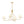 Chandelierias - Contemporary 4 - Light Crossing Linen Cone Shade Chandelier - Chandeliers - Brass - 