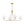 Chandelierias - Contemporary 4 - Light Crossing Linen Cone Shade Chandelier - Chandeliers - Brass - 
