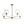 Chandelierias - Contemporary 5 - Light Clear Hand - blown Glass Chandelier - Chandelier - Hammered - 